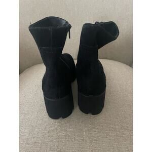 Sey by Seychelles Blk Leather Boots, S53, 9.5